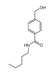 4-(Hydroxymethyl)-N-pentylbenzamide结构式