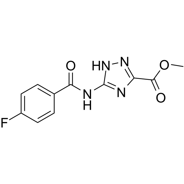 5-(4-氟苯甲酰胺)-4H-1,2,4-三唑-3-羧酸甲酯图片