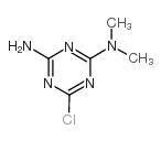 6-氯-N,N-二甲基-1,3,5-三嗪-2,4-二胺结构式
