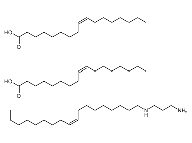 oleic acid, compound with (Z)-N-octadec-9-enylpropane-1,3-diamine (2:1) structure
