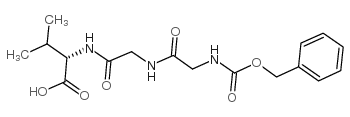 N-苄氧基羰基-甘氨酸-甘氨酸-VAL结构式