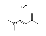 dimethyl-(3-methyl-buta-1,3-dien-t-yl)-sulfonium, bromide Structure
