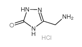 5-(氨基甲基)-1,2-二氢-3H-1,2,4-噻唑-3-酮盐酸盐结构式