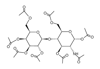 n-acetyllactosamine heptaacetate 98 Structure