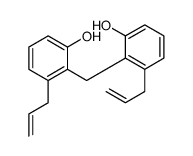 2-[(2-hydroxy-6-prop-2-enylphenyl)methyl]-3-prop-2-enylphenol结构式