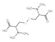 n,n,n',n'-tetramethyl-l-cystine Structure