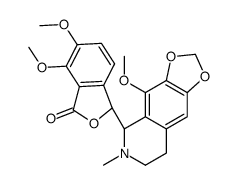 (-)-β-Narcotine结构式