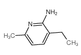 2-氨基-3-乙基-6-甲基吡啶结构式