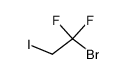 1-bromo-1,1-difluoro-2-iodoethane Structure