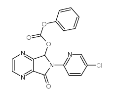 6-(5-chloro-pyridin-2-yl)-7-phenoxycarbonyloxy-6,7-dihydro-pyrrolo3,4-bpyrazin-5-one Structure