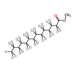 十四酸甲酯-D27结构式