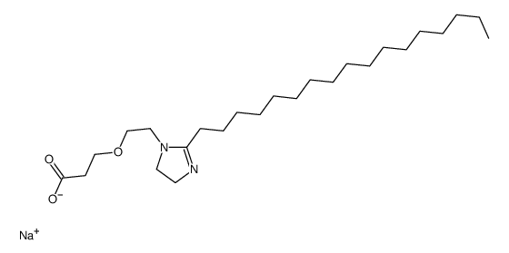 sodium 3-[2-(2-heptadecyl-4,5-dihydro-1H-imidazol-1-yl)ethoxy]propionate picture