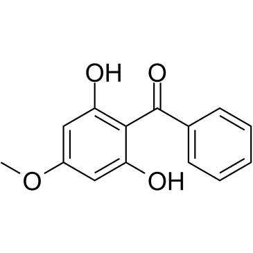 柯托苷； 2,6-二羟基-4-甲氧基二苯甲酮结构式