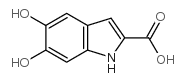 5,6-二羟基-2-吲哚甲酸结构式