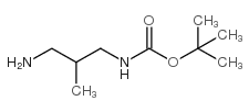 N-(叔丁氧羰基)-2-甲基-1,3-二氨基丙烷结构式