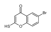 6-bromo-2-sulfanylchromen-4-one结构式