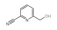 6-(羟甲基)-2-吡啶甲腈结构式