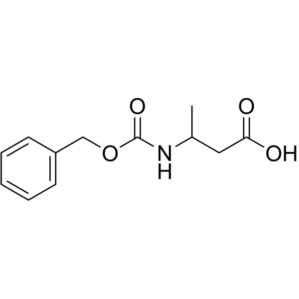 Z-DL-β-高丙氨酸结构式