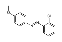 (2-chlorophenyl)-(4-methoxyphenyl)diazene结构式