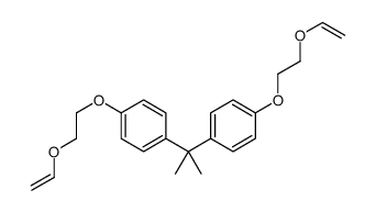 1-(2-ethenoxyethoxy)-4-[2-[4-(2-ethenoxyethoxy)phenyl]propan-2-yl]benzene Structure