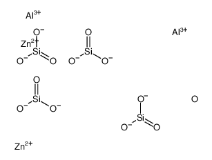 Silicic acid, aluminum zinc salt structure
