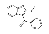 3-benzoyl-2-methylthioimidazo<1,2-a>pyridine Structure
