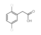 2,5-Dichlorobenzeneacetic acid Structure