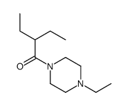 Piperazine, 1-ethyl-4-(2-ethyl-1-oxobutyl)- (9CI)结构式