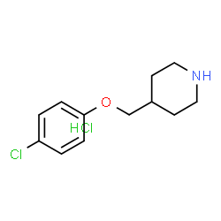 4-[(4-CHLOROPHENOXY)METHYL]-PIPERIDINE HYDROCHLORIDE Structure