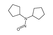 N,N-dicyclopentylnitrous amide Structure