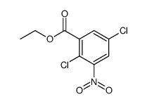 2,5-二氯-3-硝基苯甲酸乙酯结构式