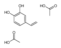 3,4-二乙酰氧基苯乙烯结构式