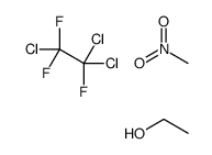 ethanol,nitromethane,1,1,2-trichloro-1,2,2-trifluoroethane结构式