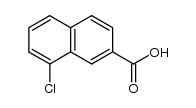 8-chloro-[2]naphthoic acid Structure