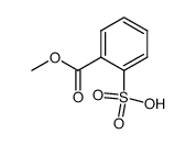 2-methoxycarbonyl-benzenesulfonic acid Structure