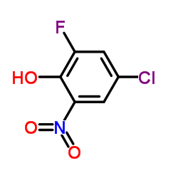 4-Chloro-2-fluoro-6-nitrophenol structure