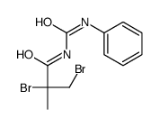 2,3-dibromo-2-methyl-N-(phenylcarbamoyl)propanamide Structure