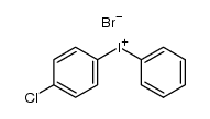 (p-chlorophenyl)phenyliodonium bromide Structure