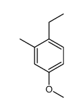 1-ethyl-4-methoxy-2-methylbenzene结构式
