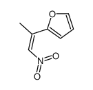 2-(1-nitroprop-1-en-2-yl)furan Structure