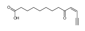 9-oxotridec-10-en-12-ynoic acid Structure