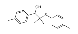 1-p-Tolyl-2-p-tolylthioisobutanol结构式