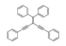 (3-benzhydrylidene-5-phenylpenta-1,4-diynyl)benzene结构式