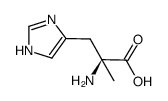 α-methyl-DL-histidine Structure