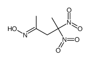 N-(4,4-dinitropentan-2-ylidene)hydroxylamine Structure