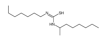 1-heptyl-3-octan-2-ylthiourea结构式