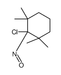 2-chloro-1,1,3,3-tetramethyl-2-nitrosocyclohexane结构式