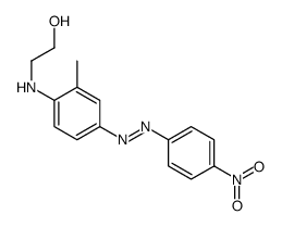 2-[[2-甲基-4-[(4-硝基苯基)偶氮]苯基]氨基]乙醇结构式