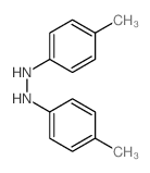 Hydrazine,1,2-bis(4-methylphenyl)-结构式