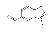 3-甲基苯并[d]异噁唑-5-甲醛结构式